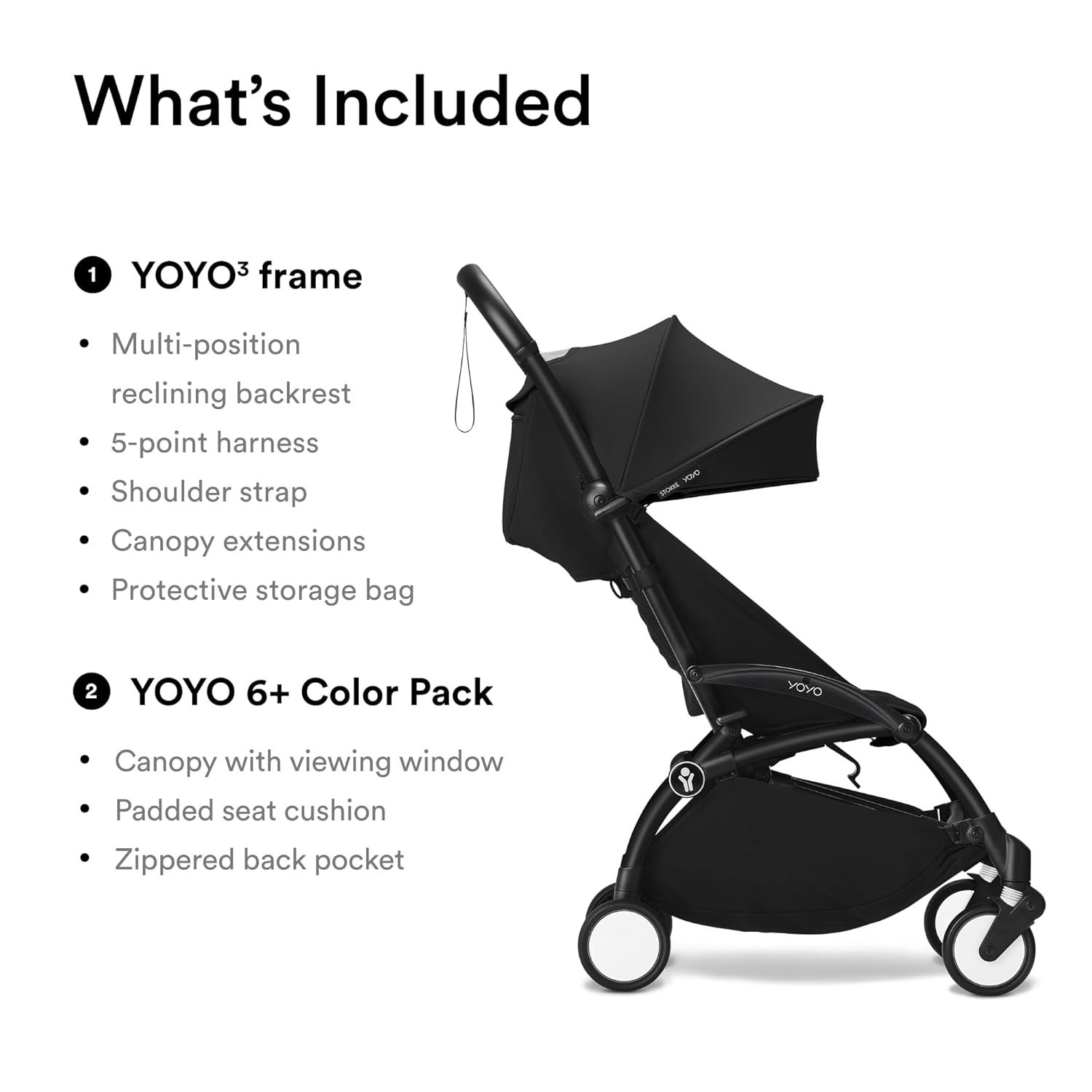 Stokke YOYO3 Frame With 6+ Pack